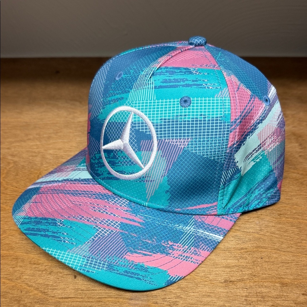 Mercedes AMG Petronas Teal and Pink Cap